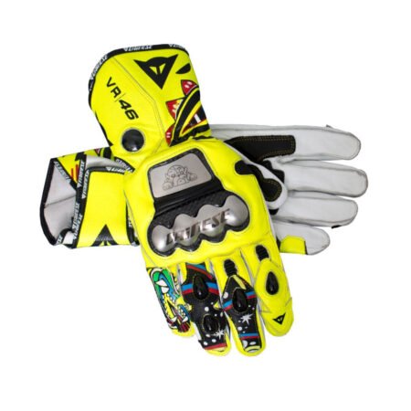 Valentino Rossi 2019 MotoGP Race Leather Gloves