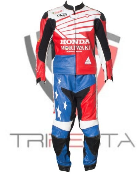 Honda MotoGP Leather Suit Motorbike Suit