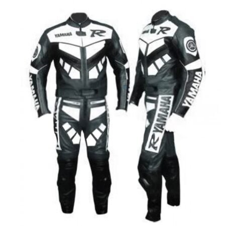 Motorcycle Yamaha R Racing Leather Suit For Men