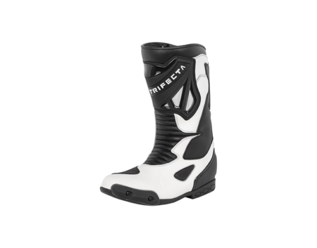 Motorcycle Racing leather boots by Trifecta Moto Gear