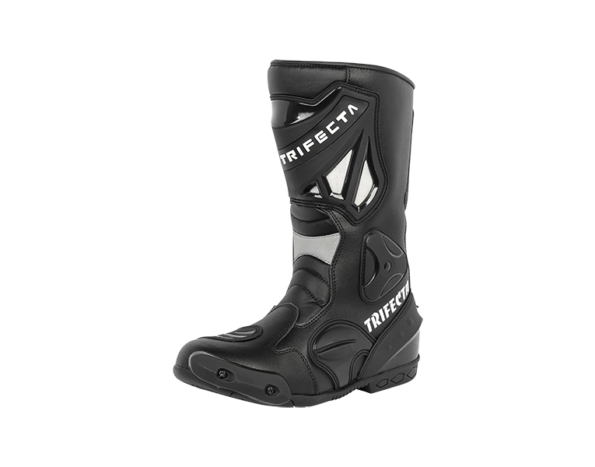 Touring motorcycle leather boots by Trifecta moto gear