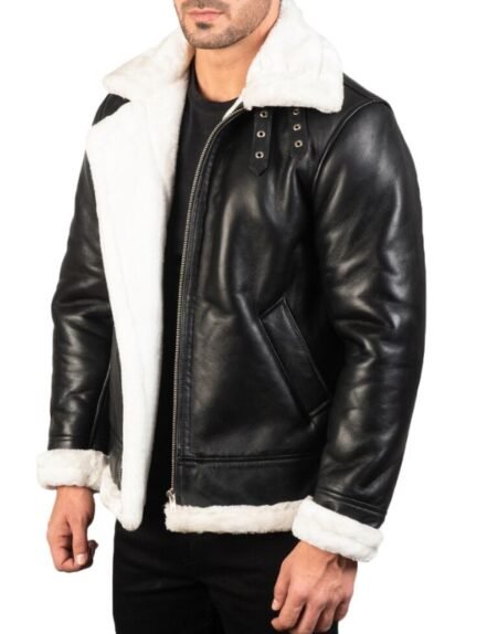 buy-francis-b-3-jacketbomber-black-white-jacket